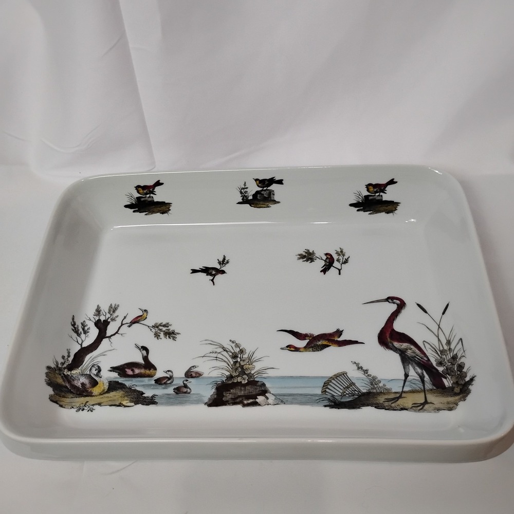 Louis Lourioux 'Le Faune' Rectangular Baker 13"x9" Porcelain Metropolitan Museum